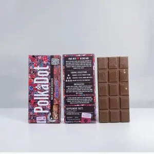 Mushroom chocolate bar