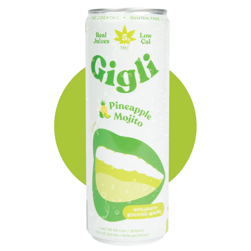 Gigli THC-Infused Pineapple Mojito Cocktail - Image 2