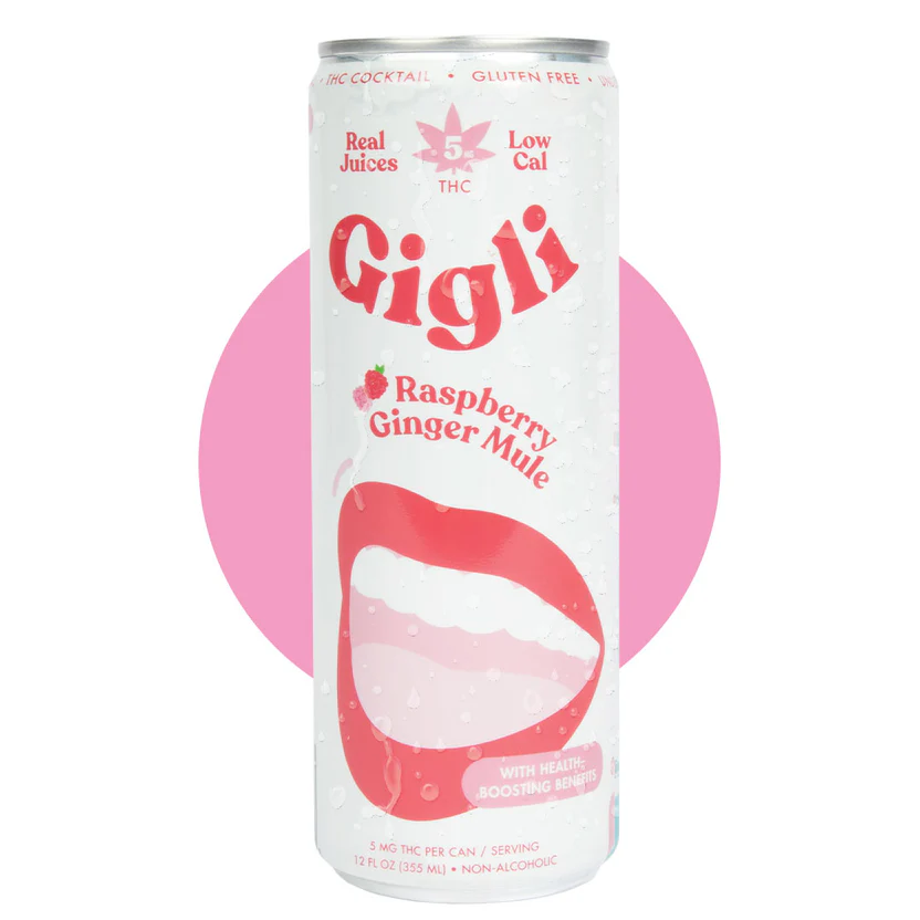 Gigli Drink THC-Infused Raspberry Ginger Mule Cocktail - Image 2