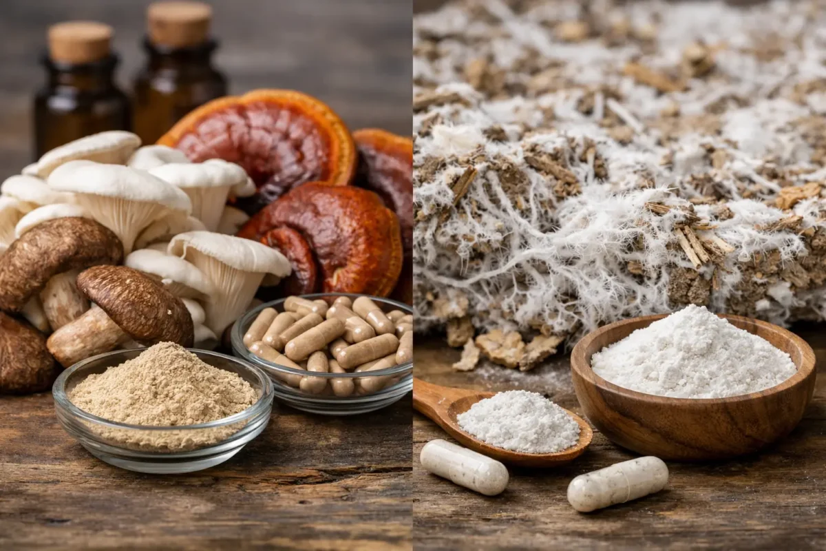 Fruiting Body vs Mycelium for Mushroom Supplements