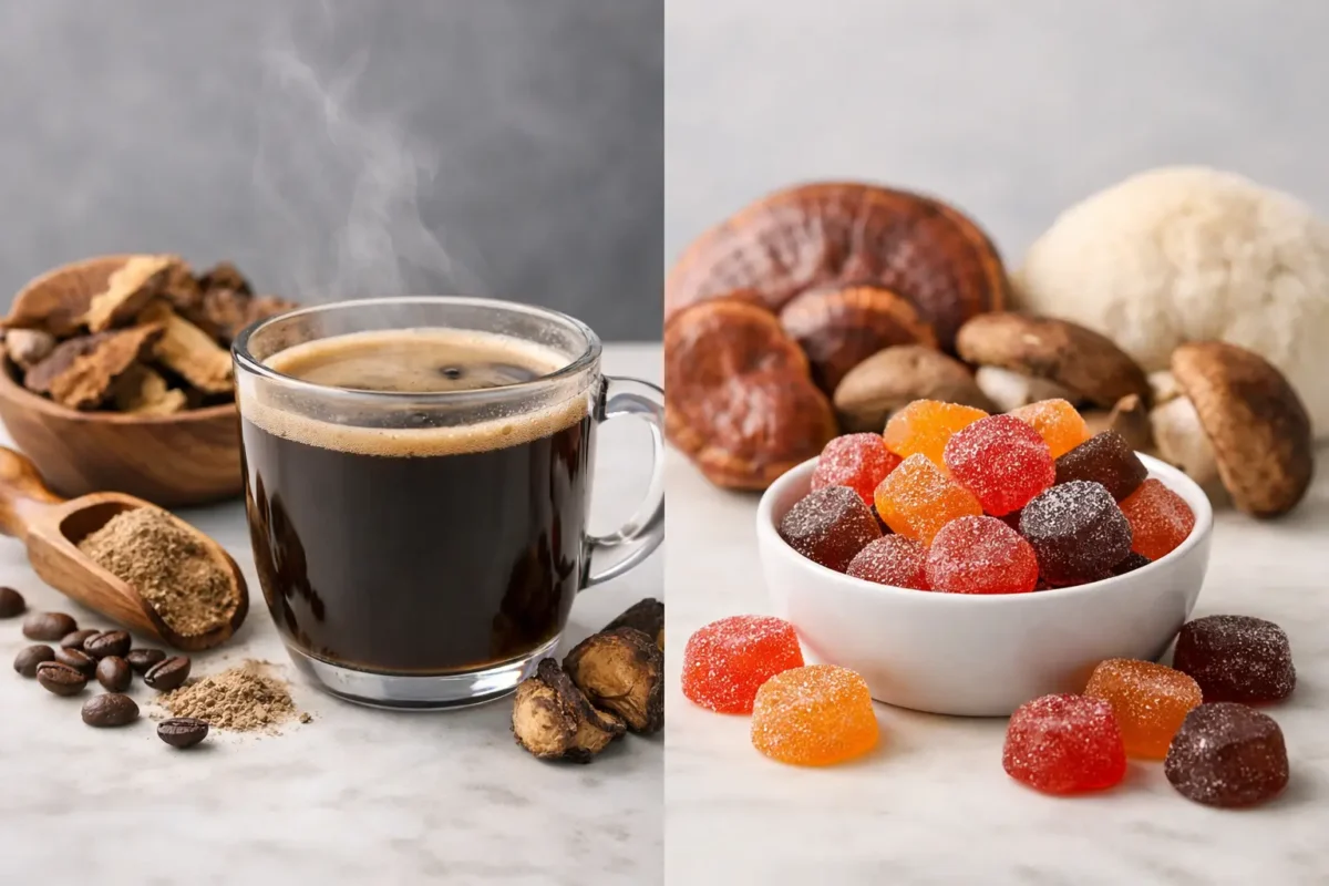 Mushroom Coffee vs Gummies: Which Wins?